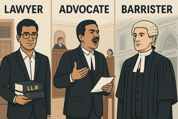 🧑⚖️ लॉयर, एडवोकेट और बैरिस्टर में क्या अंतर है? जानिए एकदम आसान भाषा में!